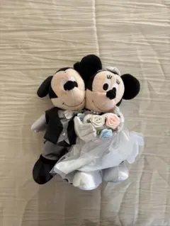 ミッキー&ミニー　ウエディングぬいぐるみ