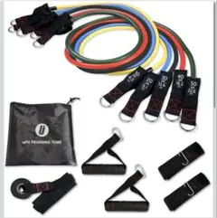 (新品未使用)uFit トレーニングチューブセット　MAX68.2kg
