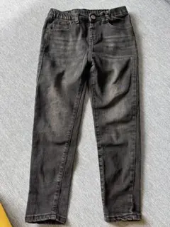 スリムフィット ブラックパンツ 100cm~