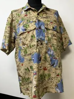 【新品同様品】11月末まで‼︎ ROOTS CANADA 動物シャツ ルーツカナダ