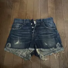 ungrid デニム ショートパンツ ヴィンテージ風