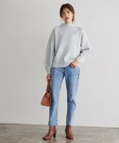 【未使用】Pierrot  ハイウエストストレートデニム　Lサイズ