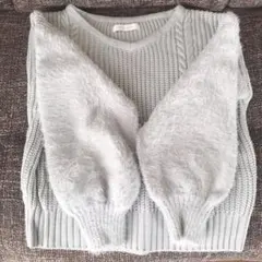 美品☆ CECIL Mc BEE ケーブルニット