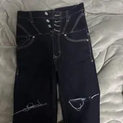 EMODA ダークブルー スキニーデニム