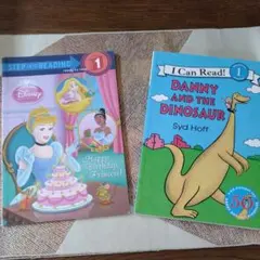 洋書絵本2冊セット　Danny and the Dinosaurとディズニー