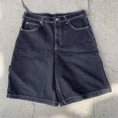 か*️様 ZARA ブラック ショートパンツ EUR 44 バギー　ペインター