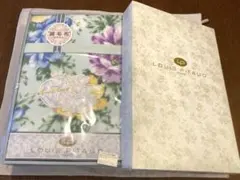 【新品未使用品】オールシーズン　綿毛布　花柄