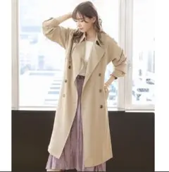 【ad thie】アドティエ スプリングコート トレンチコート ベージュ