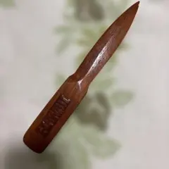 木製 ペーパーナイフ HAWAII ホヌ彫刻