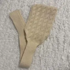 韓国　イヤーマフラー　耳当て　ニット　毛糸