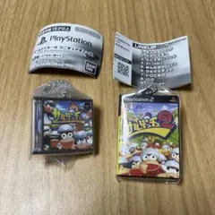 PlayStationゲームパッケージミニチュアチャーム サルゲッチュ2点セット