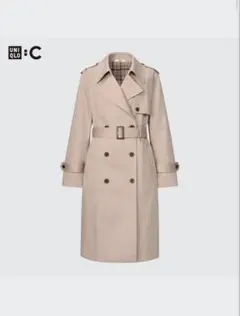 【極美品】UNIQLO : C トレンチコート ベージュ Mサイズ 完売品