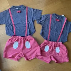 バースデイ　ミッキー　セットアップ　110cm 90cm