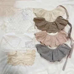 あみレースベスト つけ襟スタイ まとめ売り