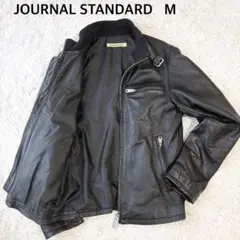 お値下げ  ジャーナルスタンダード  ☆ライダースレザージャケット   ブラック ジャーナルスタンダードラックス レザーショートライダースJK