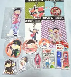 おそ松さん グッズ大量29点セット アクリルスタンド、メモ缶 