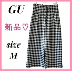 【GU】新品♡ギンガムチェック タイトスカート M