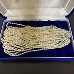 淡水パール　ケシパール10連　ネックレス　遺品整理