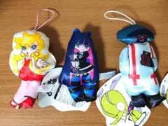 パンティ&ストッキングwithガーターベルト へなへなプチマスコット 3種 パンティ&ストッキングwithガーターベルト へなへなプチマスコット 3種