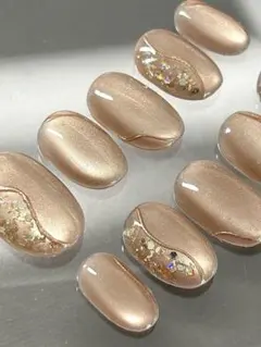 #06 ニュアンスブラウンネイル