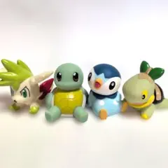 ポケモンキッズ ソフビ指人形フィギュア 4体セット