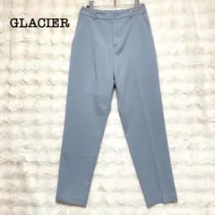 グラシア　テーパードパンツ　ライトブルー　【M】　ウエストゴム　ビジネス　上品
