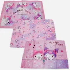 マイメロディ　ランチョンマット　3枚　クロミ　ランチョンマット