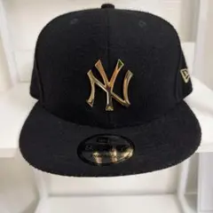 NEW ERA 9FIFTY キャップ ブラック ゴールド