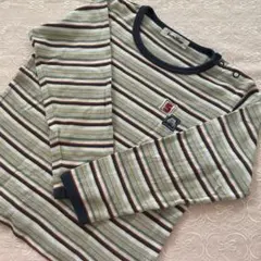 ファミリア ロンT ボーダーTシャツ 110