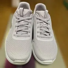 SKECHERS レディーススニーカー 24㎝ 薄紫のサムネイル