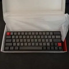 HK Gaming メカニカルキーボード 黒/赤