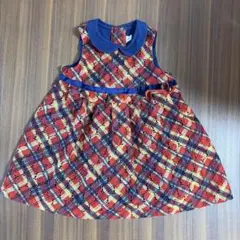 美品　センスオブワンダー チェック柄 ワンピース 80cm