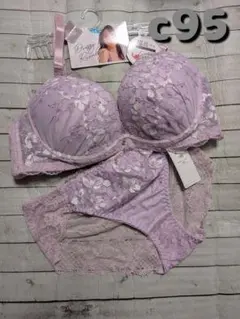 新品◎C95◎ブラジャー&ショーツ4Lセット②のサムネイル