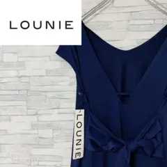 【新品未使用】ルーニィ LOUNIE ノースリーブワンピース ブルー