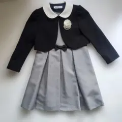 CHOPIN deux ショパン ドゥ フォーマル ワンピース 120 千鳥柄