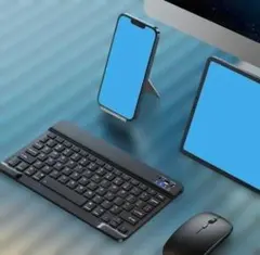 【新品 未使用品】Bluetoothワイヤレスキーボード10インチ USB充電式