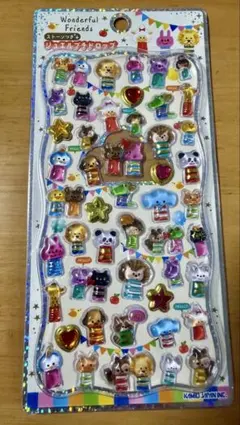 ワンダフルフレンズ　ジュエル　プチドロップ　シール　ボンボン