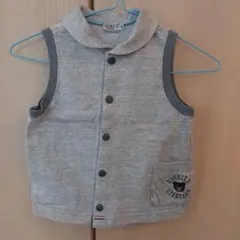 DOUBLE.B グレー ベスト 120