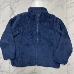 ユニクロフリース120 ネイビー　ジャケット