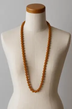 琥珀 ネックレス