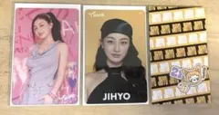 TWICE オフラインくじ クリアトレカ ジヒョ　2枚セット