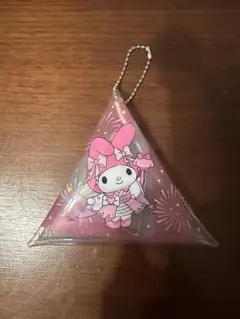 マイメロディ 三角ポーチ キーホルダー