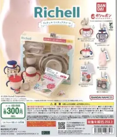 Richell リッチェル ミニチュアチャーム 全6種セット