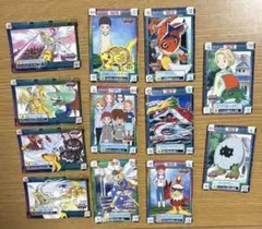 【当時物】デジモンアドベンチャー02 カードダス 12枚