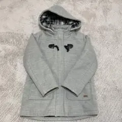 キッズコート　ダッフル　グレー　150 女の子　フード付き