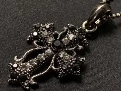 4NAB 十字架 クロス ストーン付き ネックレス ヴィンテージ アンティーク