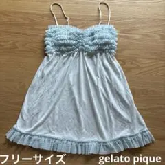 ジェラートピケ　カップ付きキャミソール　ルームウェア　gelato piqueのサムネイル