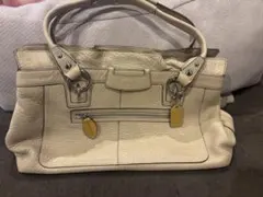 COACH(コーチ)ペネロピ レザーハンドバッグ オフホワイト