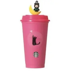 ♡新品 スターバックス ハロウィン リユーザブルカップ ドリンクキャップ付♡