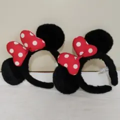 ミニーマウス カチューシャ セット ディズニー
